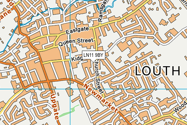 LN11 9BY map - OS VectorMap District (Ordnance Survey)