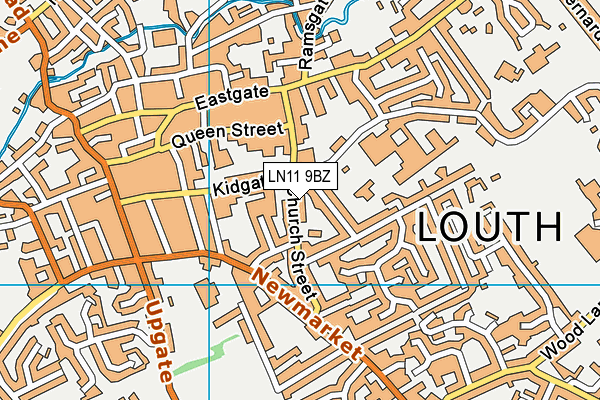 LN11 9BZ map - OS VectorMap District (Ordnance Survey)