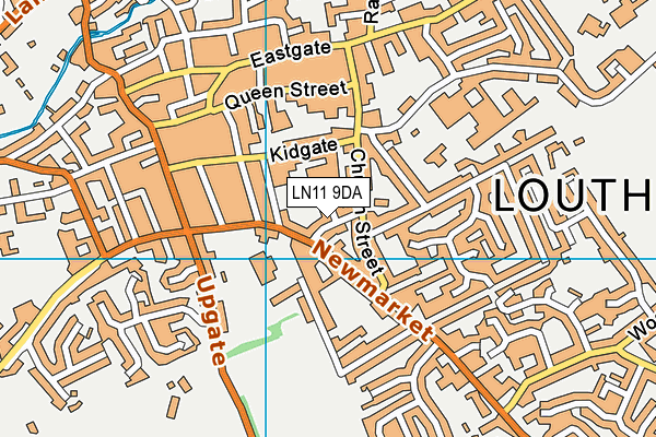 LN11 9DA map - OS VectorMap District (Ordnance Survey)