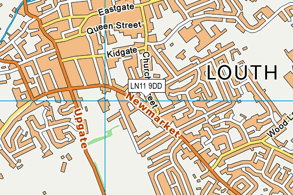 LN11 9DD map - OS VectorMap District (Ordnance Survey)
