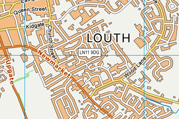 LN11 9DG map - OS VectorMap District (Ordnance Survey)
