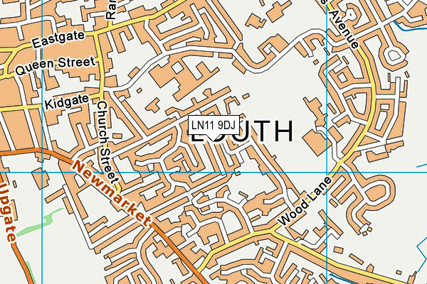 LN11 9DJ map - OS VectorMap District (Ordnance Survey)