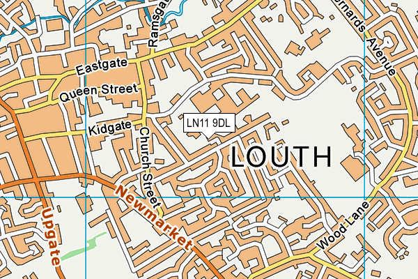 LN11 9DL map - OS VectorMap District (Ordnance Survey)