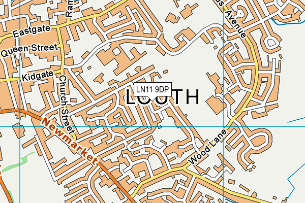 LN11 9DP map - OS VectorMap District (Ordnance Survey)