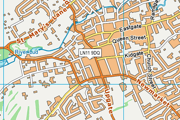 LN11 9DQ map - OS VectorMap District (Ordnance Survey)