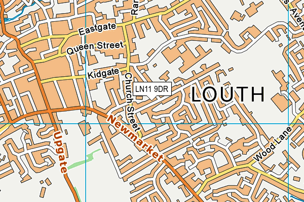 LN11 9DR map - OS VectorMap District (Ordnance Survey)