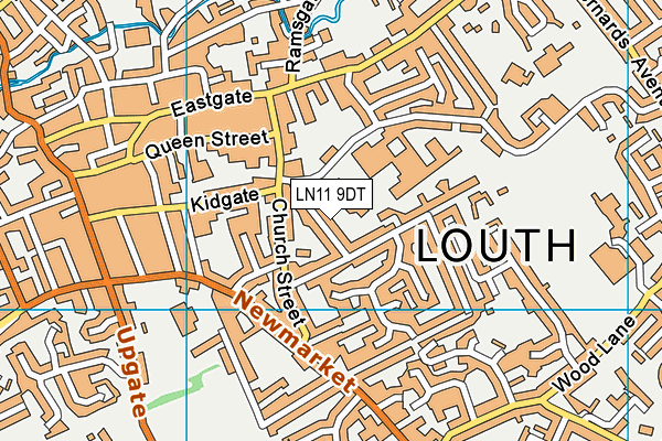 LN11 9DT map - OS VectorMap District (Ordnance Survey)