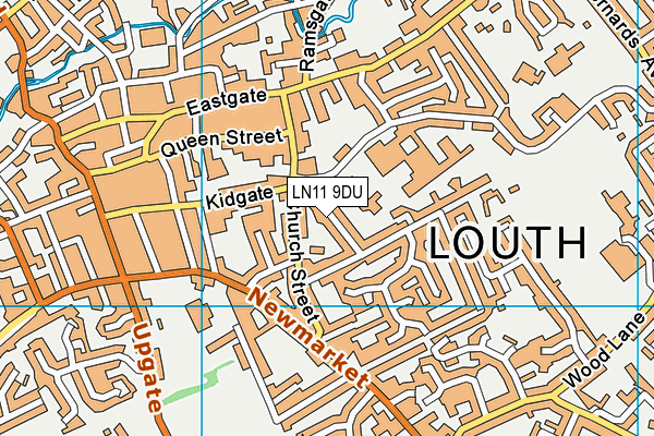 LN11 9DU map - OS VectorMap District (Ordnance Survey)