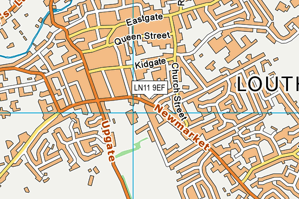 LN11 9EF map - OS VectorMap District (Ordnance Survey)