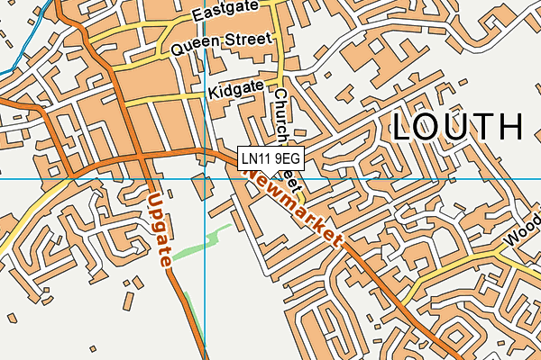 LN11 9EG map - OS VectorMap District (Ordnance Survey)