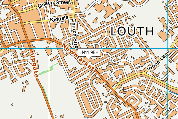 LN11 9EH map - OS VectorMap District (Ordnance Survey)