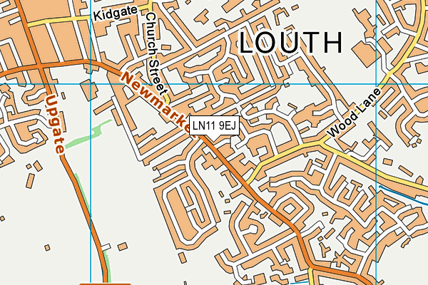 LN11 9EJ map - OS VectorMap District (Ordnance Survey)