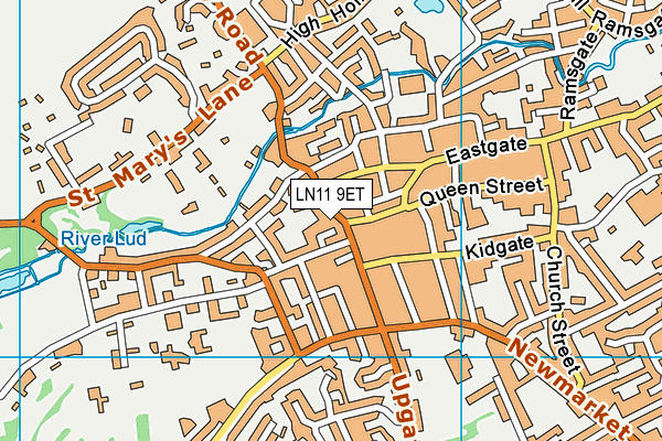 LN11 9ET map - OS VectorMap District (Ordnance Survey)