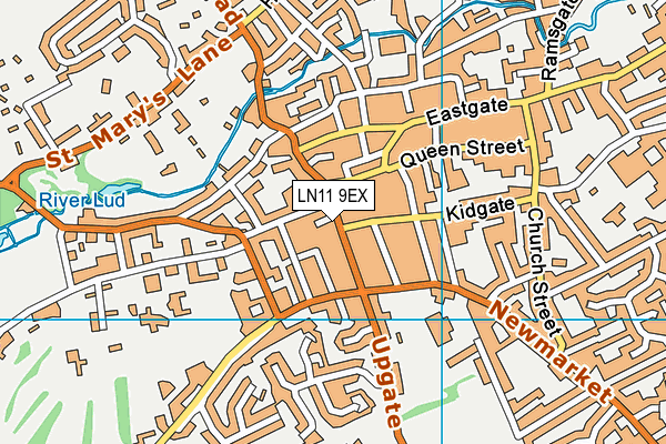 LN11 9EX map - OS VectorMap District (Ordnance Survey)