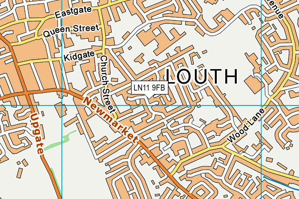 LN11 9FB map - OS VectorMap District (Ordnance Survey)