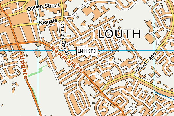 LN11 9FD map - OS VectorMap District (Ordnance Survey)