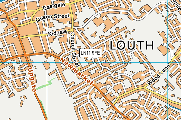 LN11 9FE map - OS VectorMap District (Ordnance Survey)