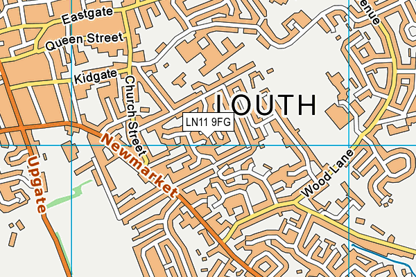 LN11 9FG map - OS VectorMap District (Ordnance Survey)