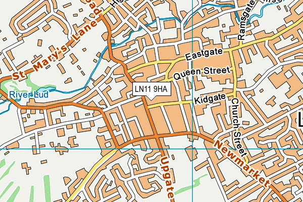 LN11 9HA map - OS VectorMap District (Ordnance Survey)