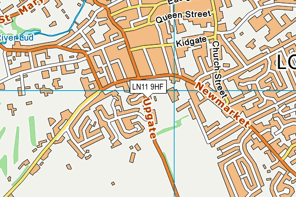 LN11 9HF map - OS VectorMap District (Ordnance Survey)