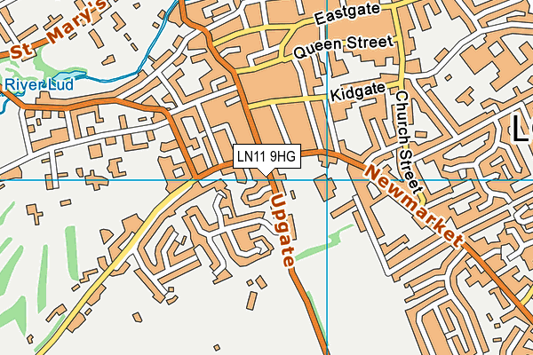 LN11 9HG map - OS VectorMap District (Ordnance Survey)