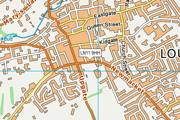 LN11 9HH map - OS VectorMap District (Ordnance Survey)