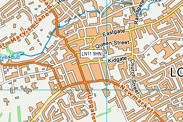 LN11 9HN map - OS VectorMap District (Ordnance Survey)