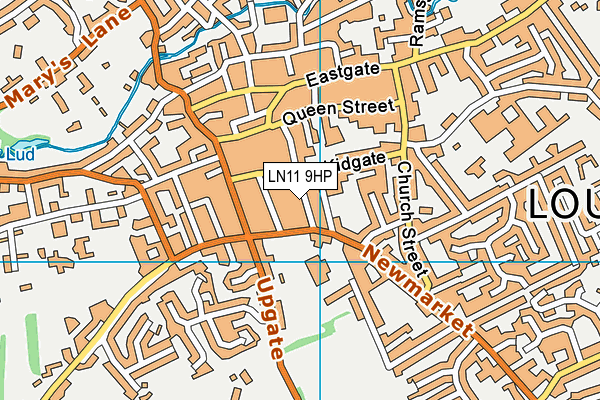LN11 9HP map - OS VectorMap District (Ordnance Survey)