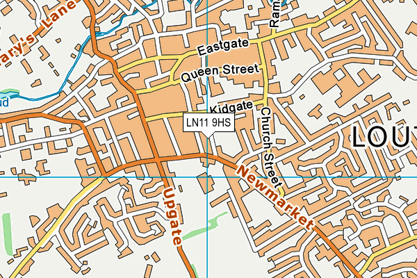 LN11 9HS map - OS VectorMap District (Ordnance Survey)