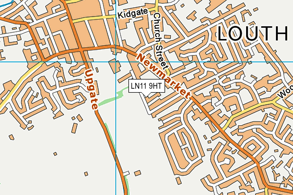 LN11 9HT map - OS VectorMap District (Ordnance Survey)