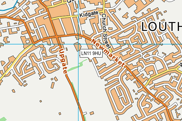 LN11 9HU map - OS VectorMap District (Ordnance Survey)