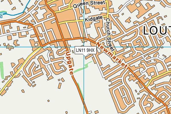 LN11 9HX map - OS VectorMap District (Ordnance Survey)