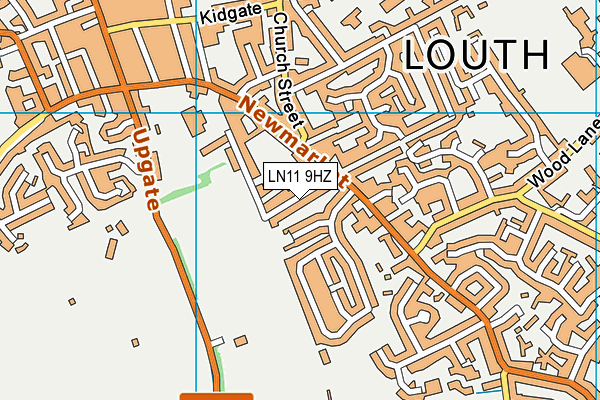 LN11 9HZ map - OS VectorMap District (Ordnance Survey)