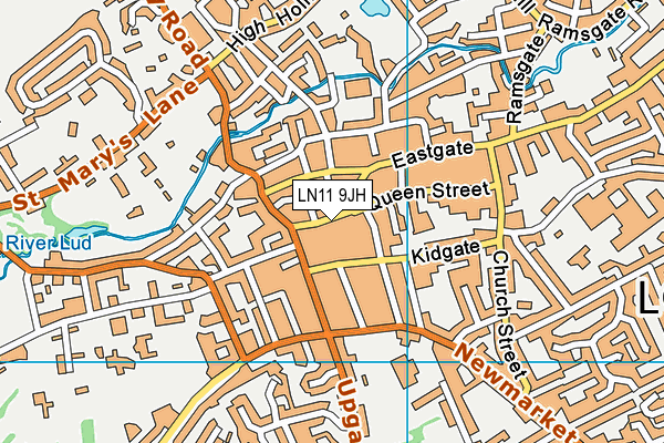 LN11 9JH map - OS VectorMap District (Ordnance Survey)