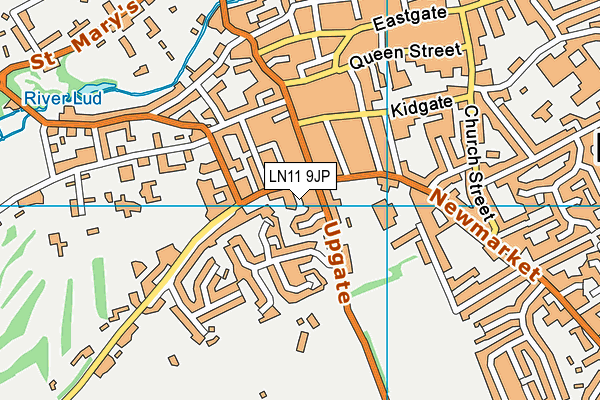 LN11 9JP map - OS VectorMap District (Ordnance Survey)
