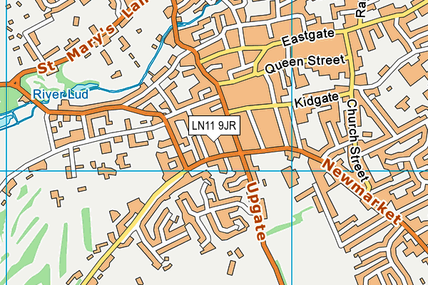 LN11 9JR map - OS VectorMap District (Ordnance Survey)