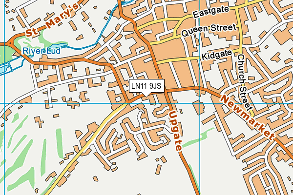 LN11 9JS map - OS VectorMap District (Ordnance Survey)