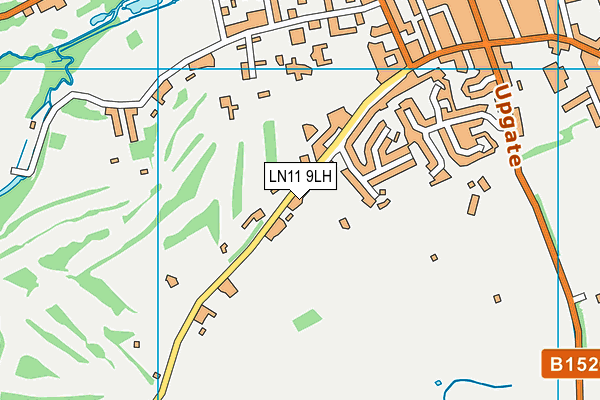 LN11 9LH map - OS VectorMap District (Ordnance Survey)