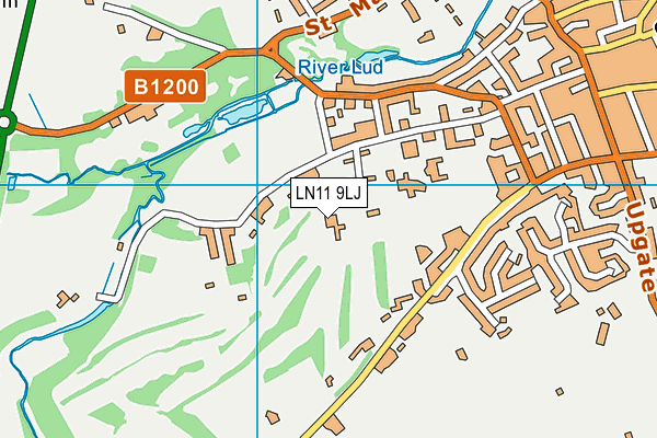 Louth Golf Club map (LN11 9LJ) - OS VectorMap District (Ordnance Survey)