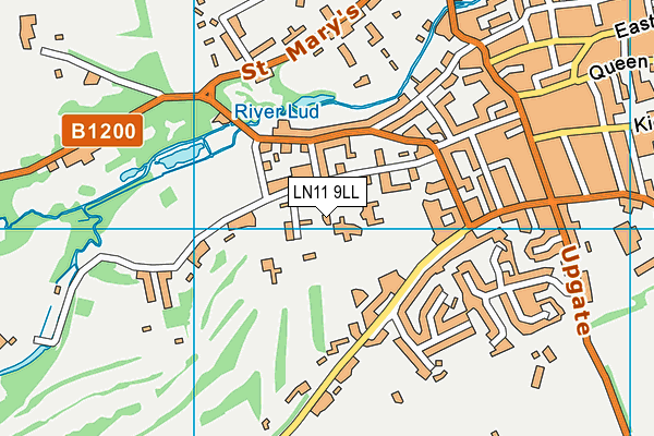 LN11 9LL map - OS VectorMap District (Ordnance Survey)