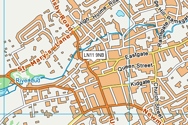LN11 9NB map - OS VectorMap District (Ordnance Survey)