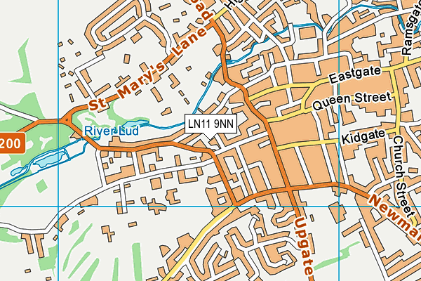LN11 9NN map - OS VectorMap District (Ordnance Survey)