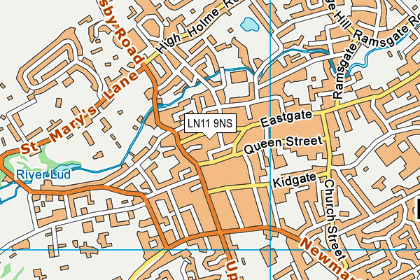 LN11 9NS map - OS VectorMap District (Ordnance Survey)