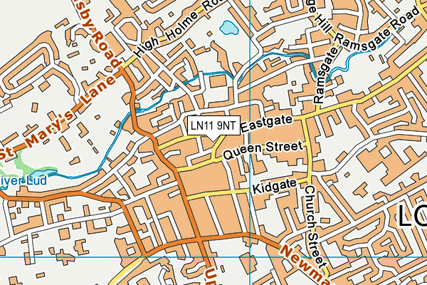 LN11 9NT map - OS VectorMap District (Ordnance Survey)