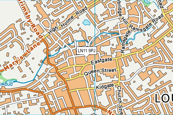 LN11 9PJ map - OS VectorMap District (Ordnance Survey)