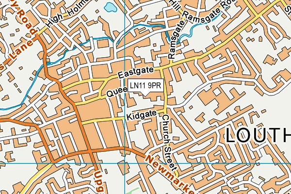 LN11 9PR map - OS VectorMap District (Ordnance Survey)