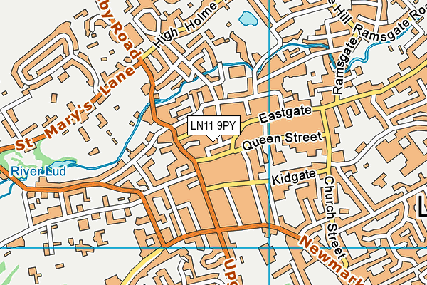 LN11 9PY map - OS VectorMap District (Ordnance Survey)