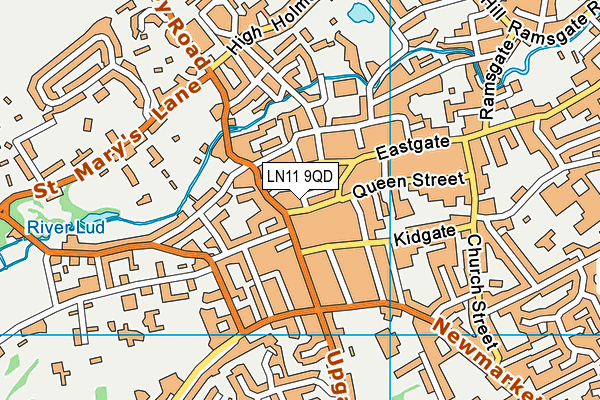 LN11 9QD map - OS VectorMap District (Ordnance Survey)