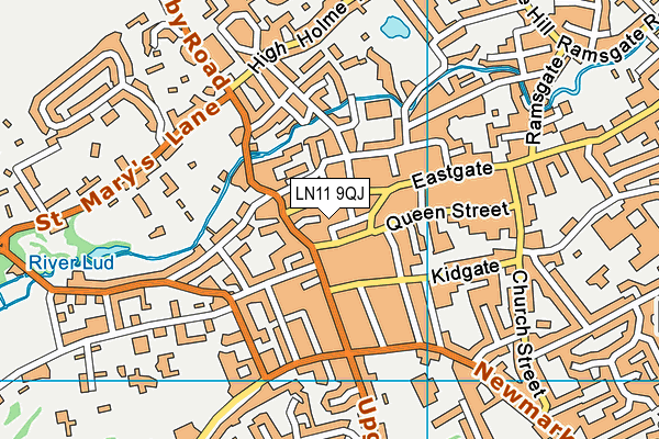 LN11 9QJ map - OS VectorMap District (Ordnance Survey)