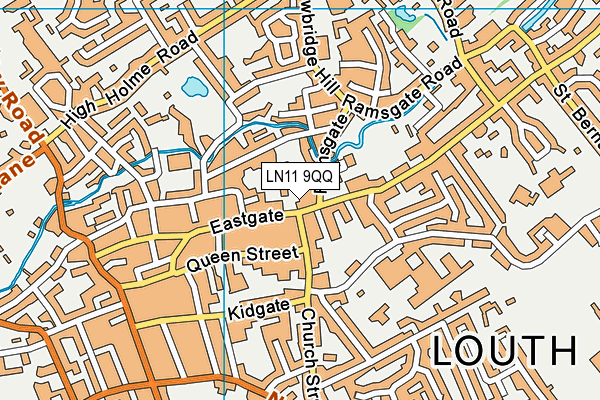 LN11 9QQ map - OS VectorMap District (Ordnance Survey)